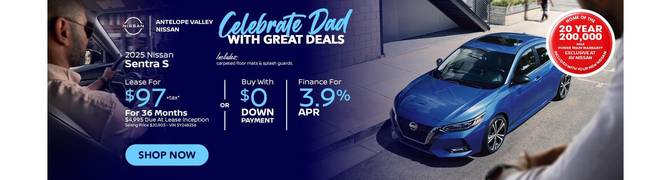 2025 Nissan Sentra Finance For 3.9% APR
